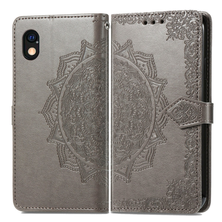 For Sony Xperia Ace III Mandala Flower Embossed Leather Phone Case