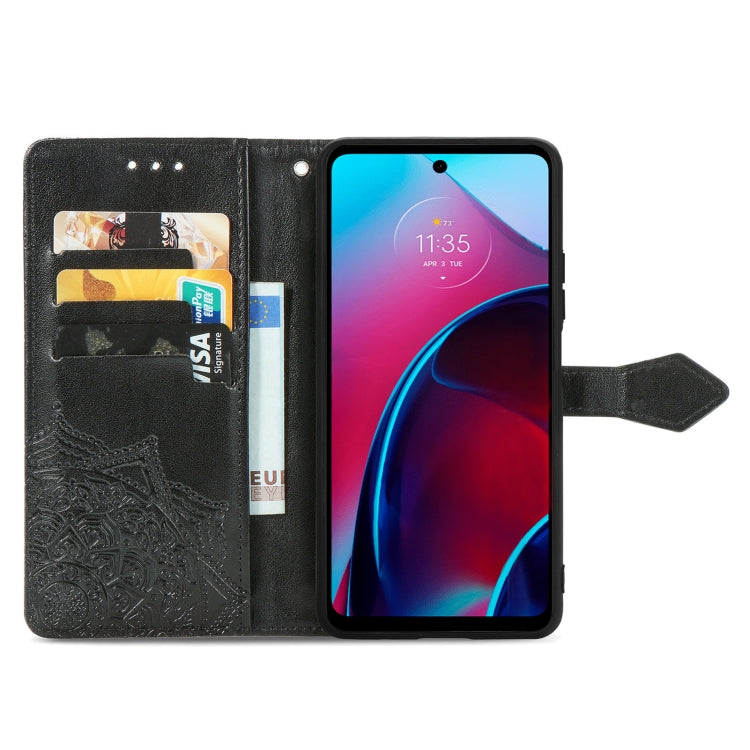 For Motorola Moto G Stylus 5G 2022 Mandala Flower Embossed Leather Phone Case