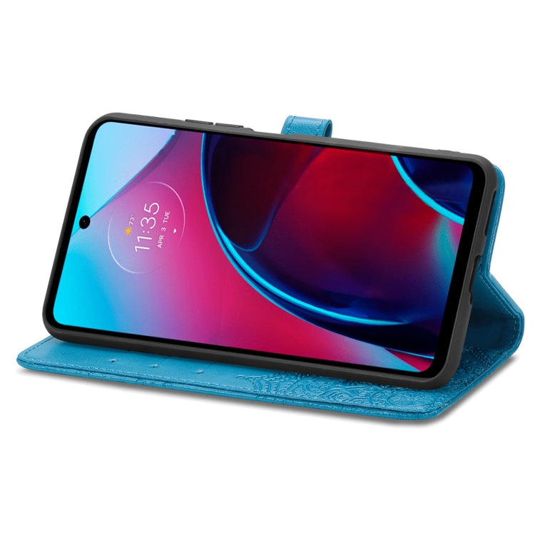 For Motorola Moto G Stylus 5G 2022 Mandala Flower Embossed Leather Phone Case