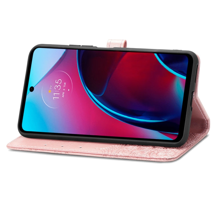 For Motorola Moto G Stylus 5G 2022 Mandala Flower Embossed Leather Phone Case