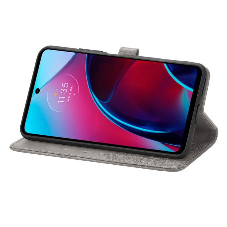 For Motorola Moto G Stylus 5G 2022 Mandala Flower Embossed Leather Phone Case