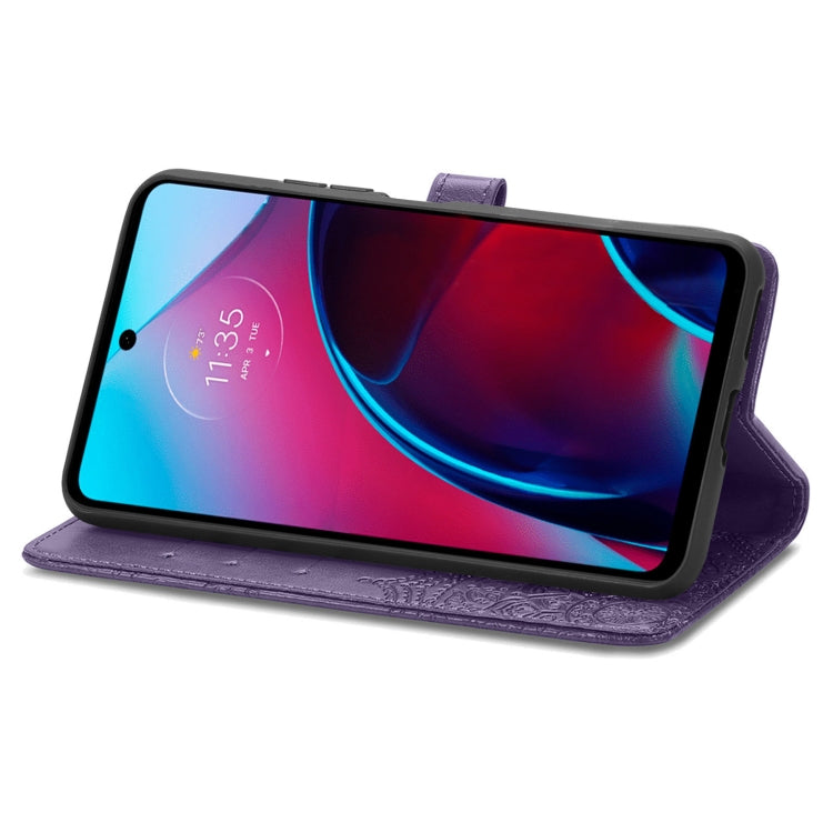 For Motorola Moto G Stylus 5G 2022 Mandala Flower Embossed Leather Phone Case