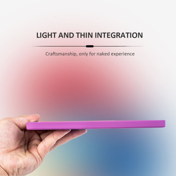 For iPad Pro 11 2018 / 2020 / 2021 Liquid Silicone Magnetic Pen Function Tablet Case(Rainbow)