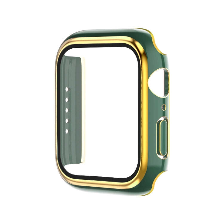 Electroplating Two-color PC+Tempered Film Watch Case For Apple Watch Series 3/2/1 38mm