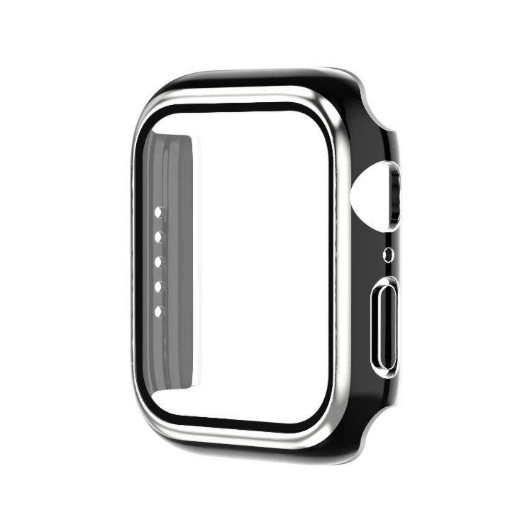 Electroplating Two-color PC+Tempered Film Watch Case For Apple Watch Series 3/2/1 38mm