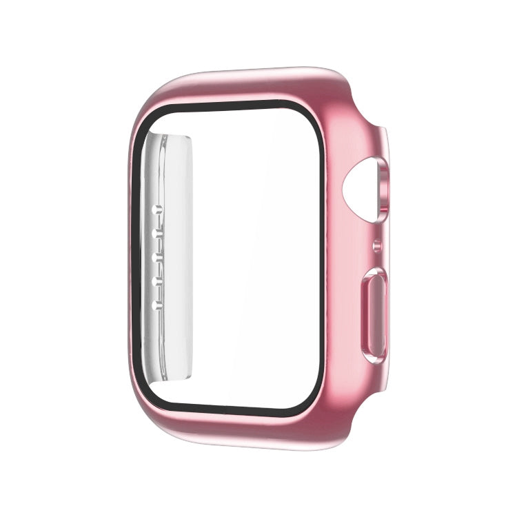 Electroplating Monochrome PC+Tempered Film Watch Case For Apple Watch Series 3/2/1 42mm