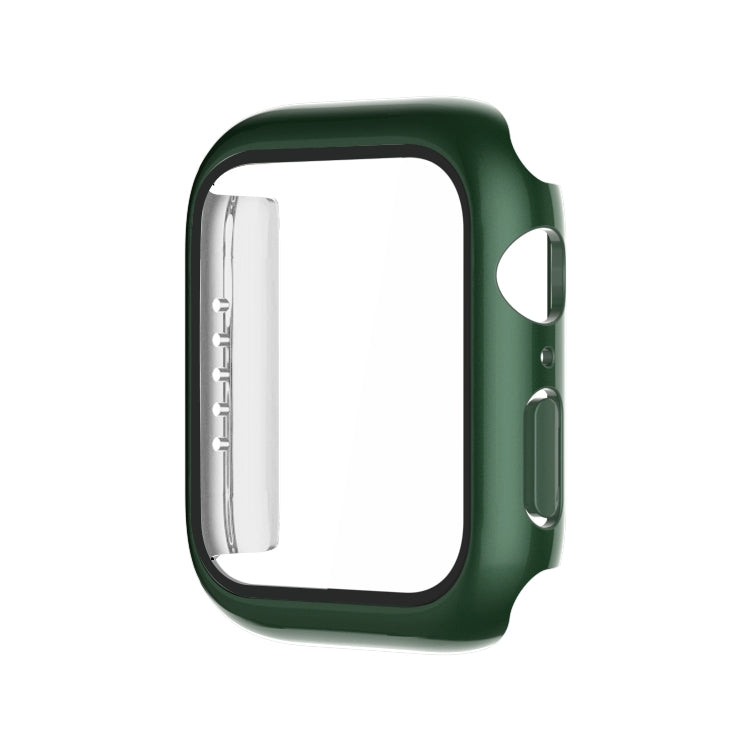 Electroplating Monochrome PC+Tempered Film Watch Case For Apple Watch Series 6/5/4/SE 40mm