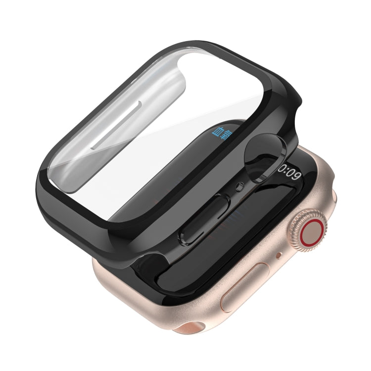 Electroplating Monochrome PC+Tempered Film Watch Case For Apple Watch Series 3/2/1 38mm