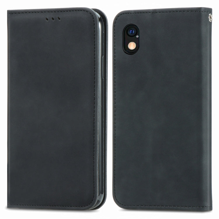 For Sony Xperia Ace III Retro Skin Feel Magnetic Leather Phone Case