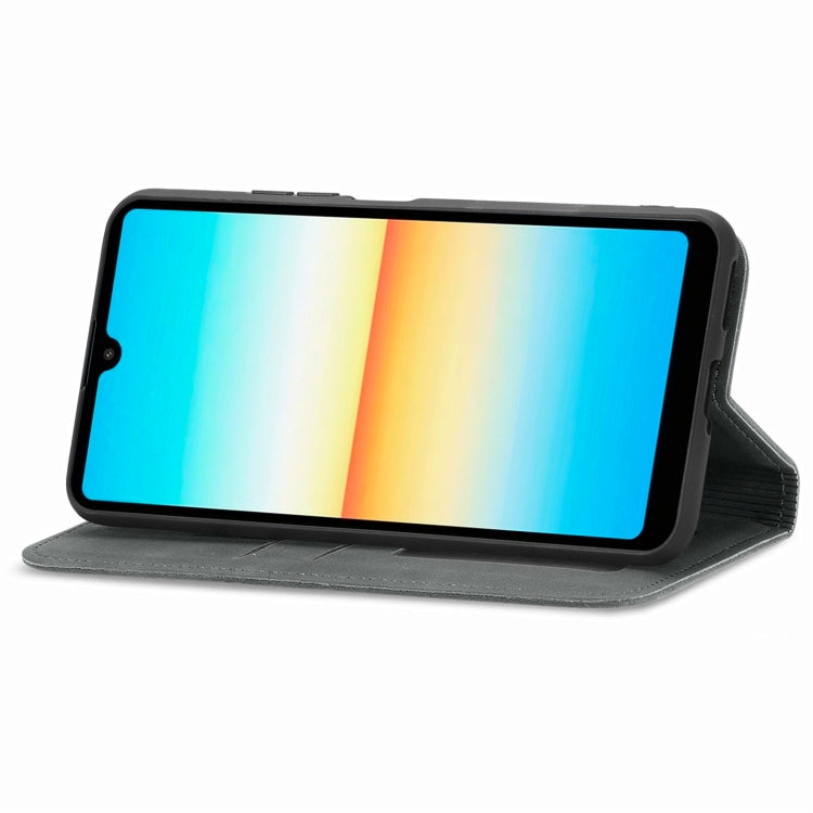 For Sony Xperia Ace III Retro Skin Feel Magnetic Leather Phone Case