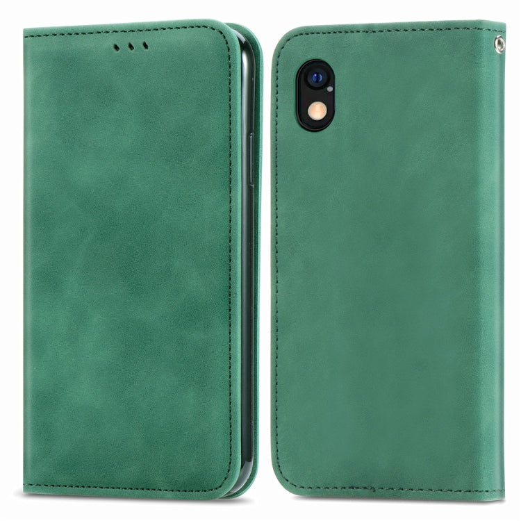 For Sony Xperia Ace III Retro Skin Feel Magnetic Leather Phone Case