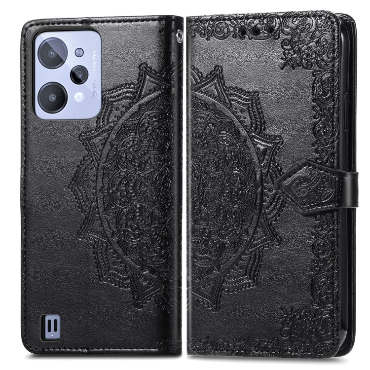 For OPPO Realme C31 Mandala Flower Embossed Leather Phone Case