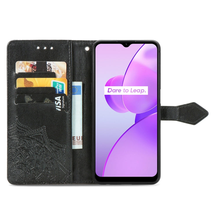 For OPPO Realme C31 Mandala Flower Embossed Leather Phone Case