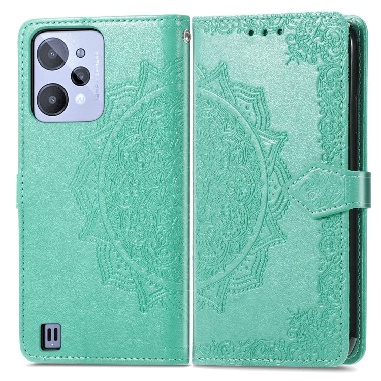 For OPPO Realme C31 Mandala Flower Embossed Leather Phone Case