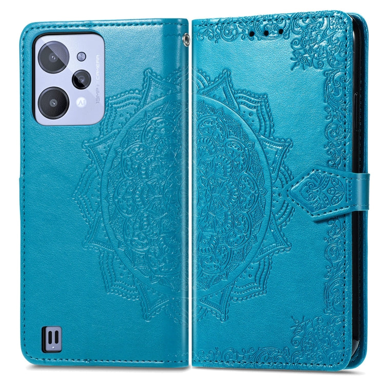 For OPPO Realme C31 Mandala Flower Embossed Leather Phone Case
