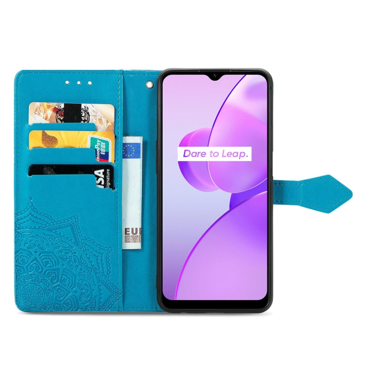 For OPPO Realme C31 Mandala Flower Embossed Leather Phone Case