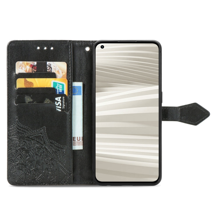 For OPPO Realme GT2 Pro Mandala Flower Embossed Leather Phone Case