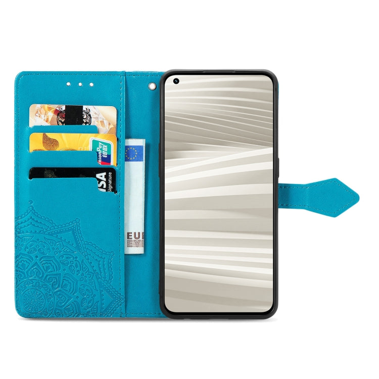 For OPPO Realme GT2 Pro Mandala Flower Embossed Leather Phone Case