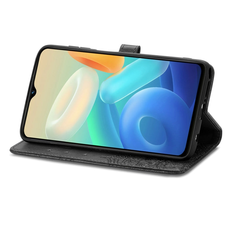 For vivo Y55 5G Mandala Flower Embossed Leather Phone Case