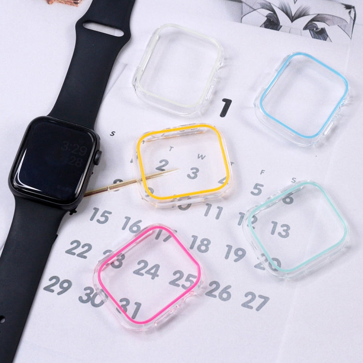 Luminous Hollow Colorful PC Watch Case For Apple Watch Series 8 / 7 41mm