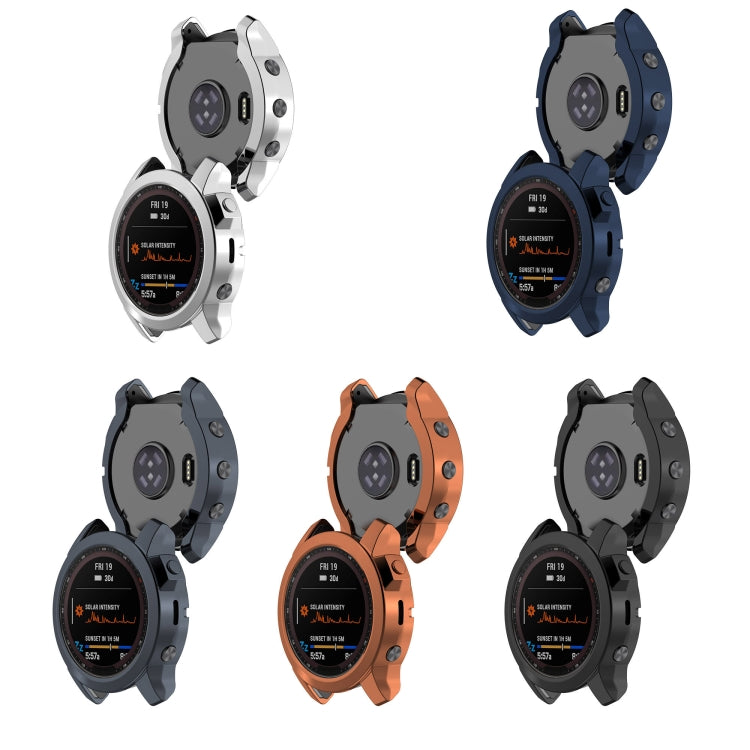 For Garmin Fenix 7S Shockproof TPU Watch Case