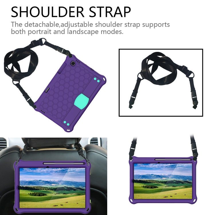 For Lenovo X306 / X606 / K10 Honeycomb EVA + PC Shockproof Tablet Case with Strap