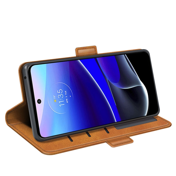 For Motorola Moto G 5G 2022 Dual-side Magnetic Buckle Leather Phone Case