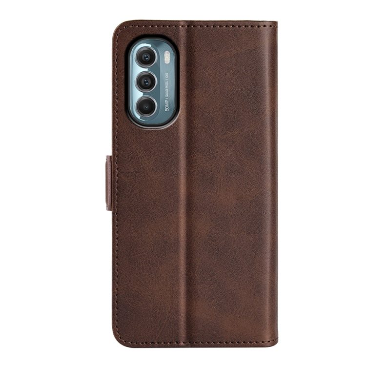 For Motorola Moto G 5G 2022 Dual-side Magnetic Buckle Leather Phone Case