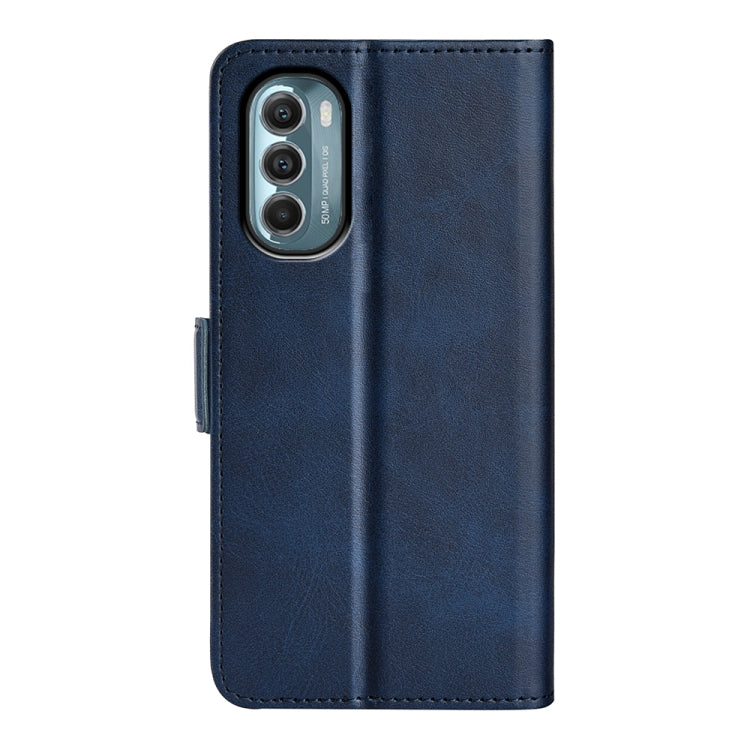 For Motorola Moto G 5G 2022 Dual-side Magnetic Buckle Leather Phone Case