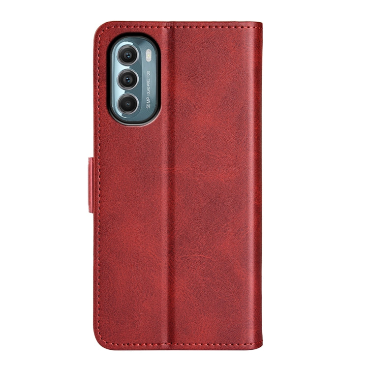 For Motorola Moto G 5G 2022 Dual-side Magnetic Buckle Leather Phone Case