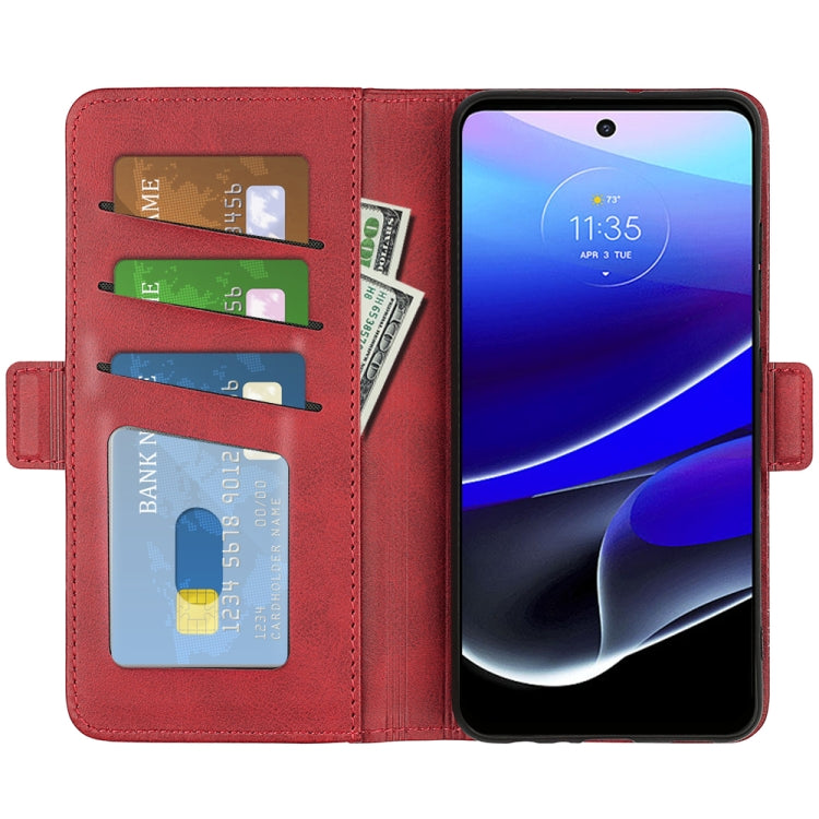 For Motorola Moto G 5G 2022 Dual-side Magnetic Buckle Leather Phone Case