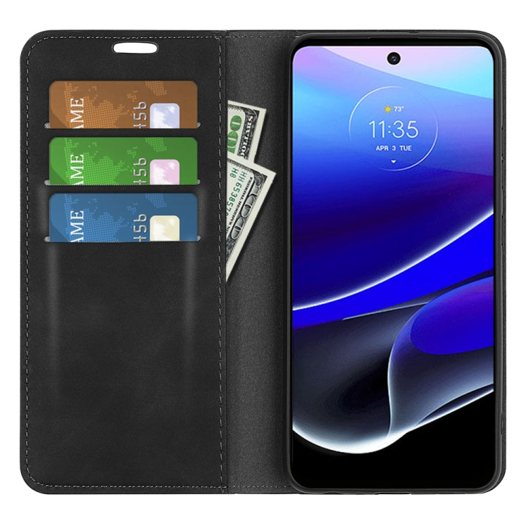 For Motorola Moto G 5G 2022 Retro-skin  Magnetic Suction Leather Phone Case
