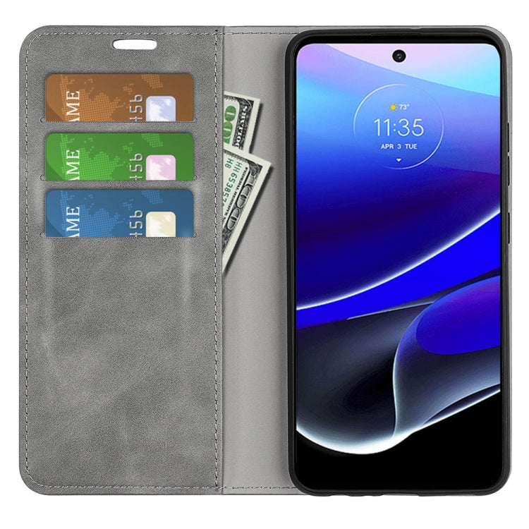 For Motorola Moto G 5G 2022 Retro-skin  Magnetic Suction Leather Phone Case