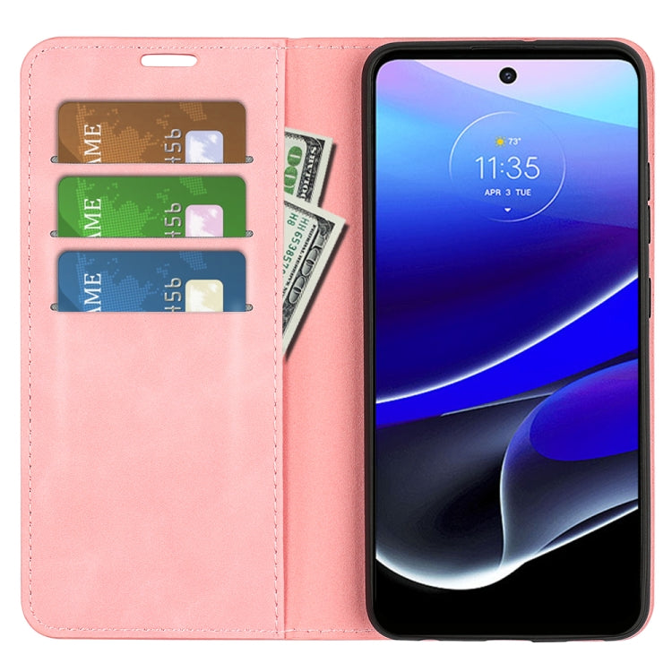 For Motorola Moto G 5G 2022 Retro-skin  Magnetic Suction Leather Phone Case