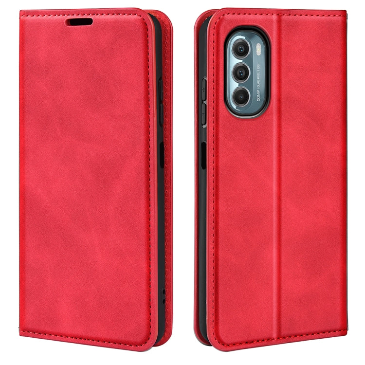 For Motorola Moto G 5G 2022 Retro-skin  Magnetic Suction Leather Phone Case