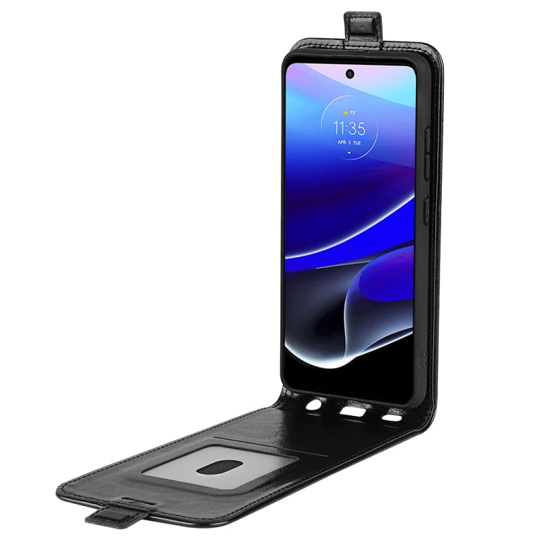For Motorola Moto G 5G 2022 R64 Texture Vertical Flip Leather Phone Case