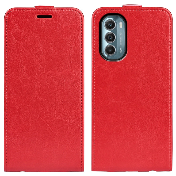 For Motorola Moto G 5G 2022 R64 Texture Vertical Flip Leather Phone Case