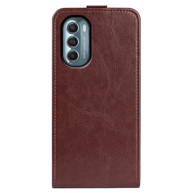 For Motorola Moto G 5G 2022 R64 Texture Vertical Flip Leather Phone Case