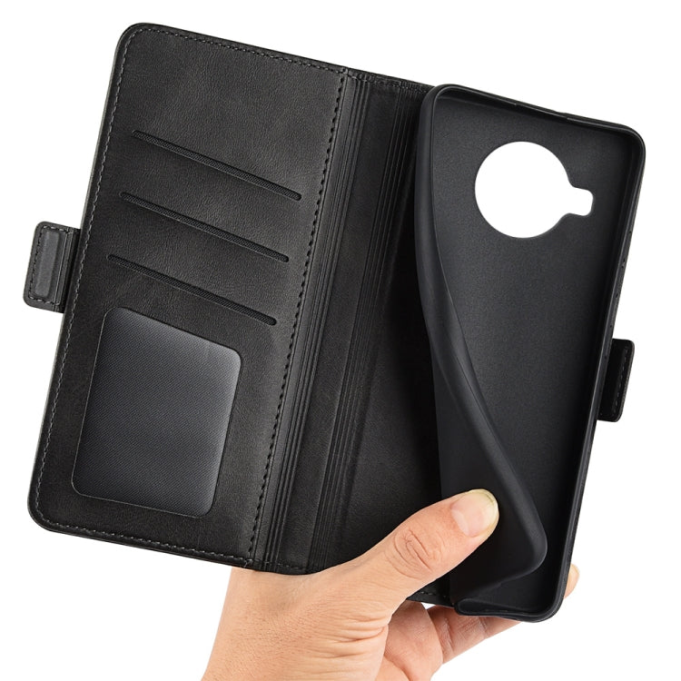 For Nokia X100 Dual-side Magnetic Buckle Leather Phone Case