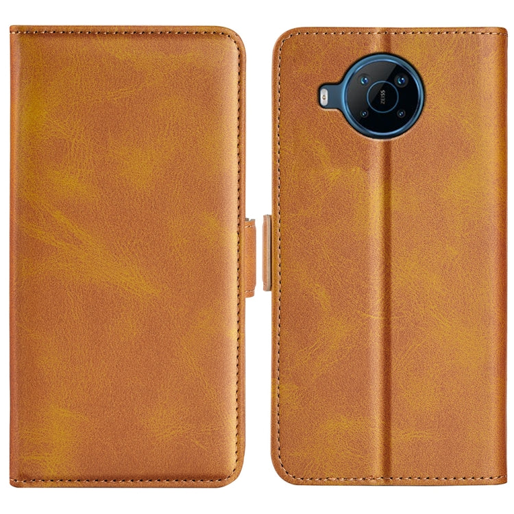 For Nokia X100 Dual-side Magnetic Buckle Leather Phone Case