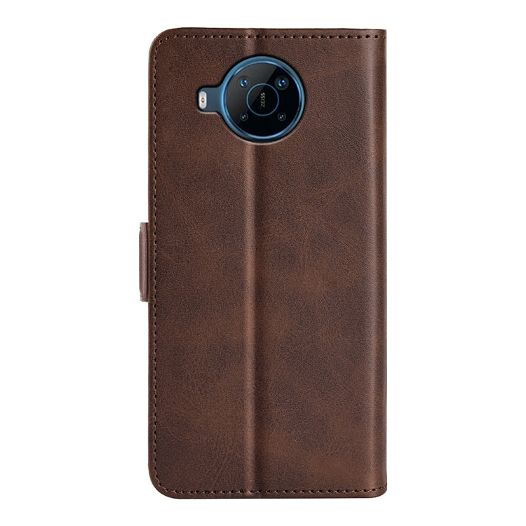 For Nokia X100 Dual-side Magnetic Buckle Leather Phone Case