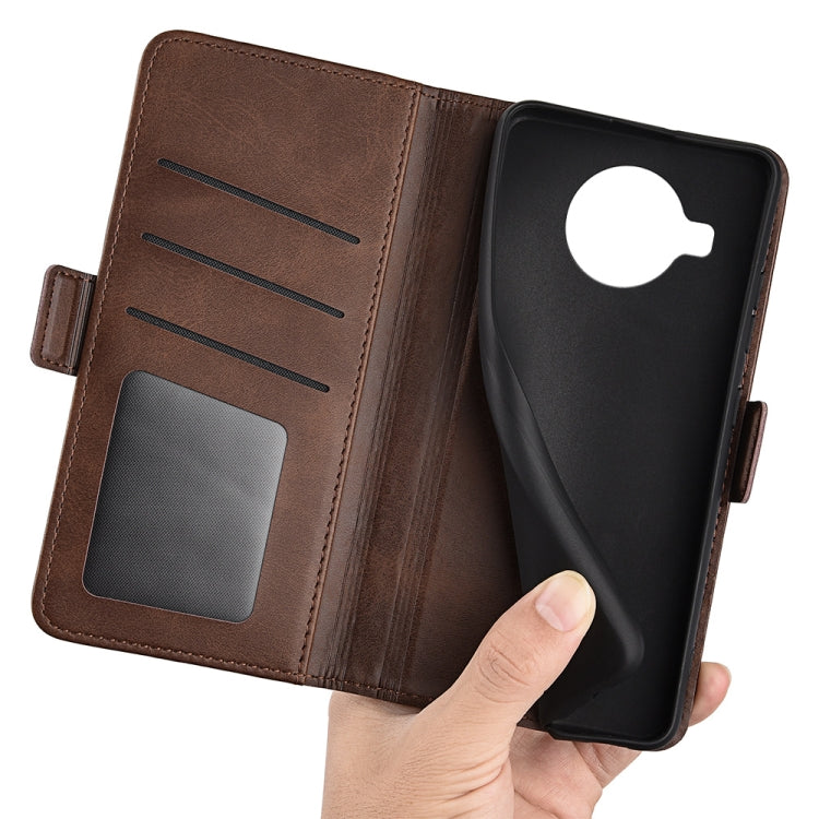 For Nokia X100 Dual-side Magnetic Buckle Leather Phone Case