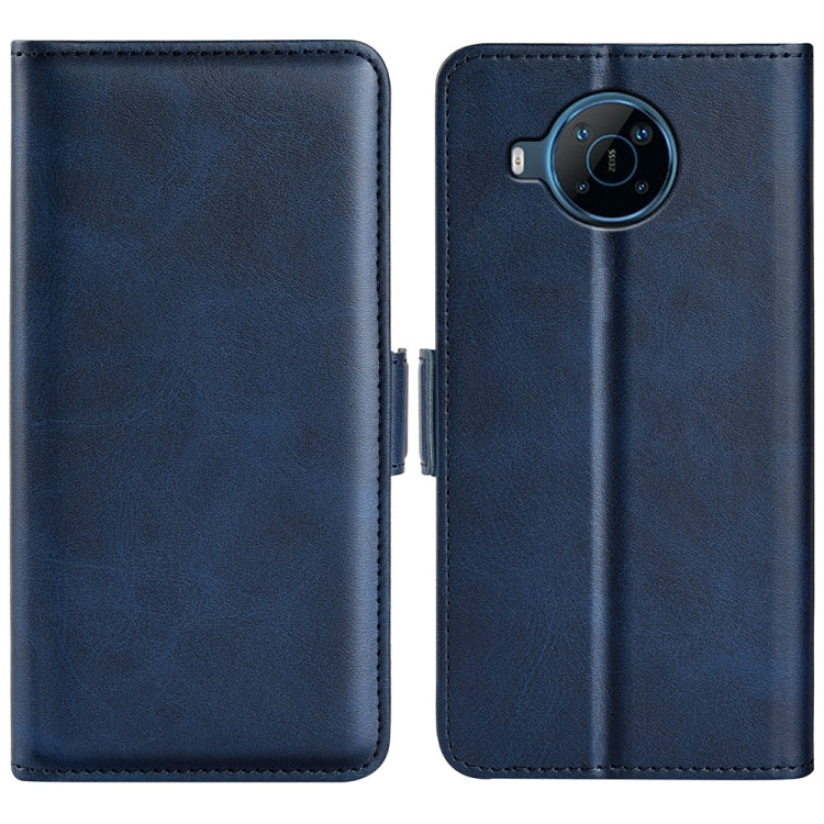 For Nokia X100 Dual-side Magnetic Buckle Leather Phone Case