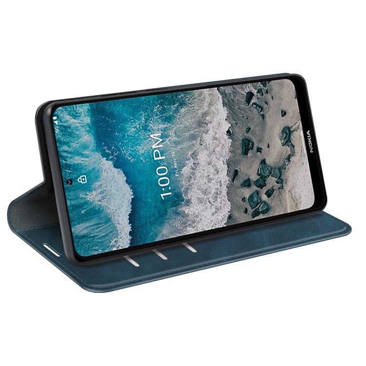 For Nokia X100 Retro-skin Magnetic Suction Leather Phone Case