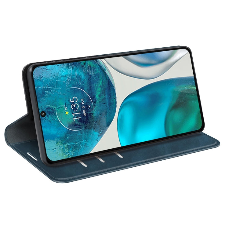 For Motorola Moto G52 4G Retro-skin Magnetic Suction Leather Phone Case