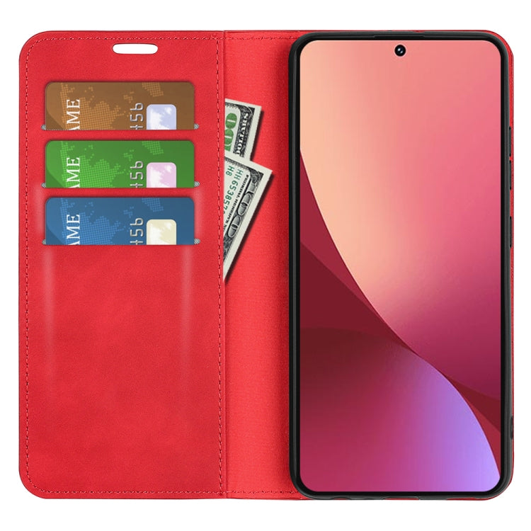 For Xiaomi 12 Lite Retro-skin Magnetic Suction Leather Phone Case