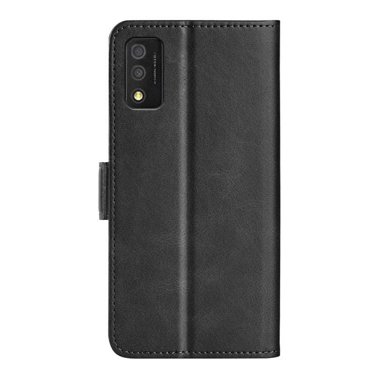 For  TCL 30T Dual-side Magnetic Buckle Leather Phone Case