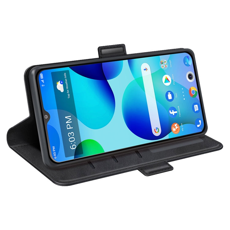 For  TCL 30T Dual-side Magnetic Buckle Leather Phone Case