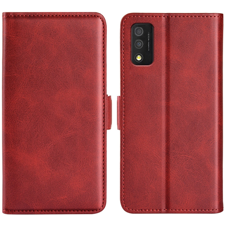 For  TCL 30T Dual-side Magnetic Buckle Leather Phone Case