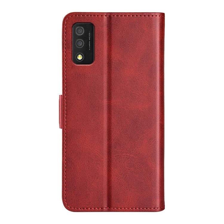 For  TCL 30T Dual-side Magnetic Buckle Leather Phone Case